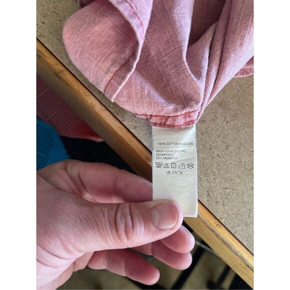 G.H. Bass & Co. Men's Red Dupplin Checkered Buttons Up Shirt Size XXL - Picture 8 of 15